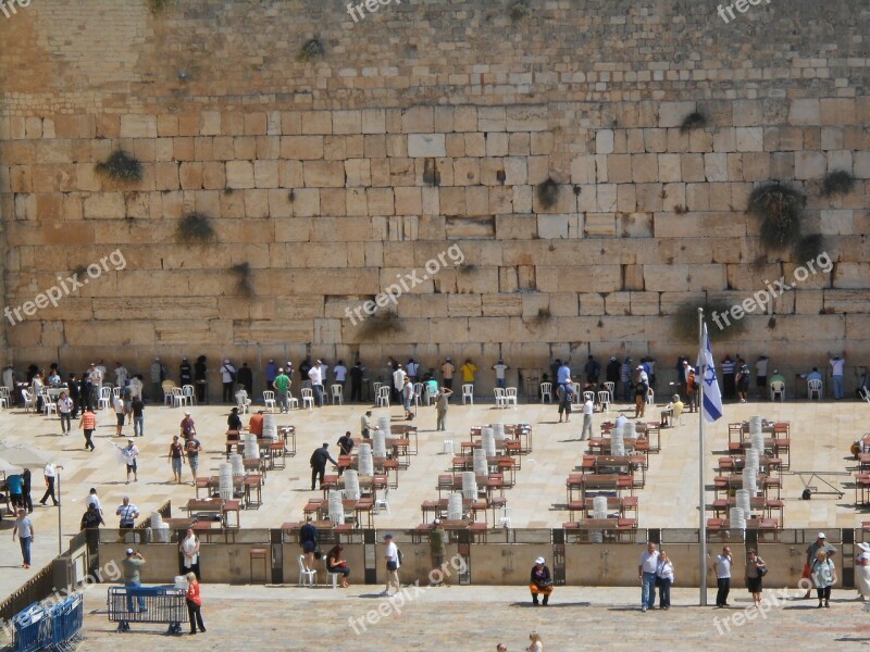 Western Wall Jerusalem Israel Free Photos