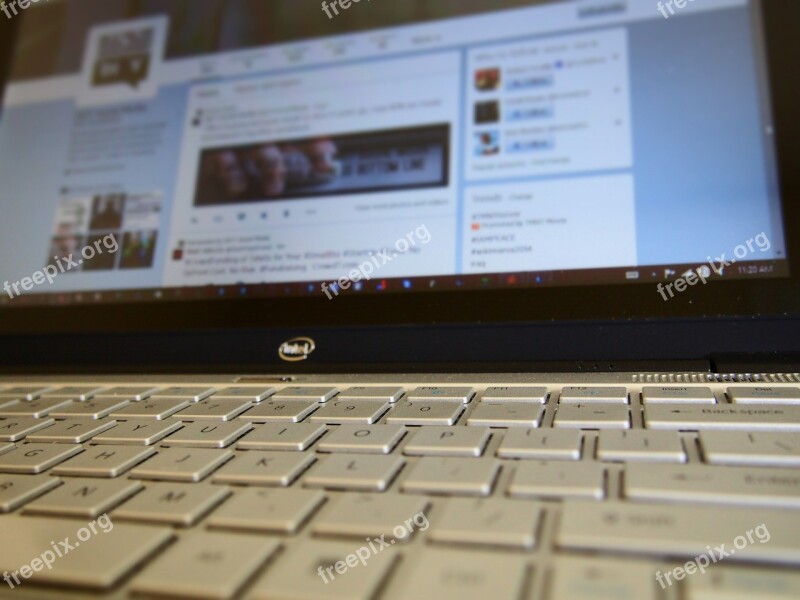 Laptop Online Social Media Technology Internet