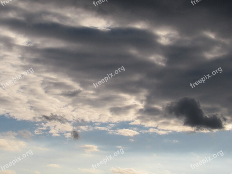 Storm Clouds Olken Sky Weather Dark Clouds