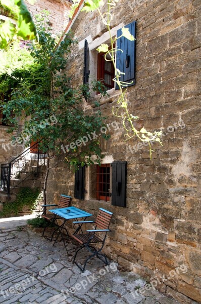 Summer Croatia Istria Borgo Glimpse