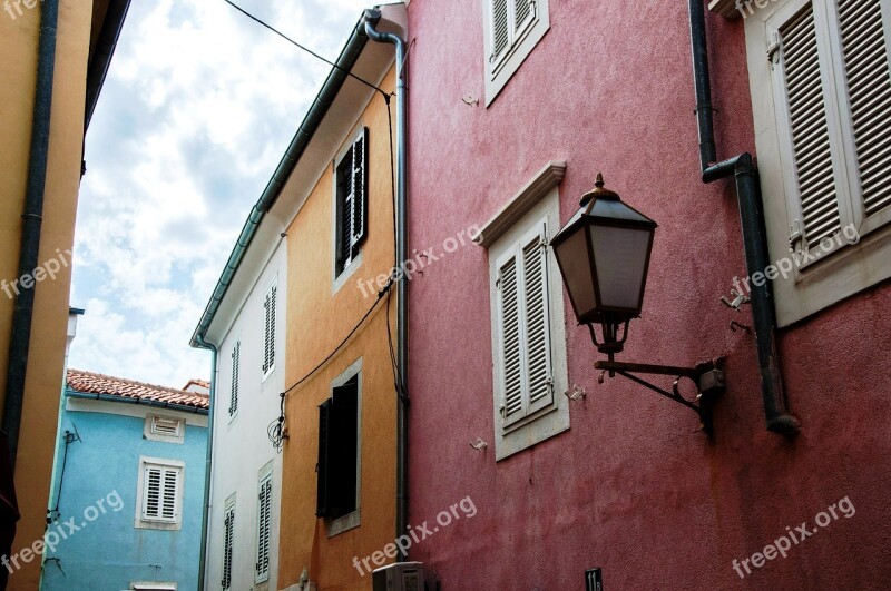 Buildings Istria Colors Croatia August