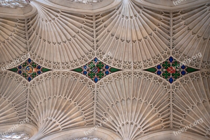 Fan Vaults Bath Abbey Stone Ceiling Roof