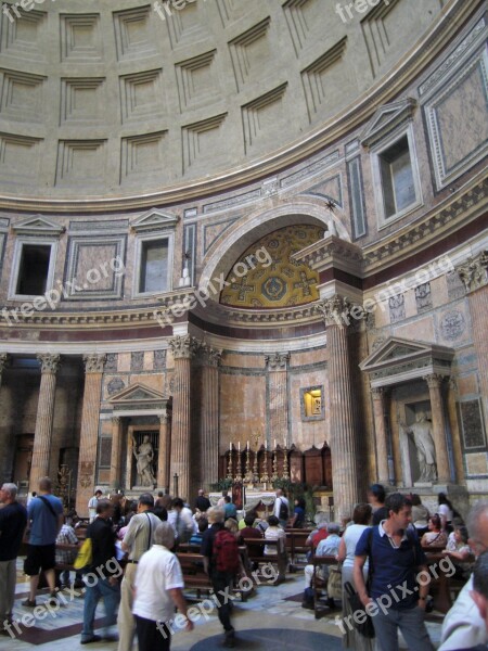 Pantheon Rome Italy Church Temple