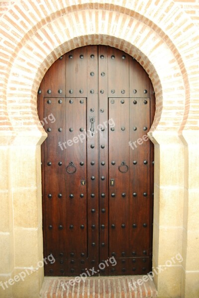 Door Wood Arab Cordoba Spain