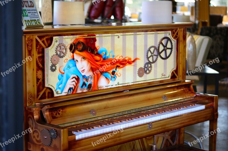 Piano Music Instrument Musical Colorful