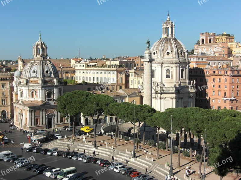 Piazza Venezia Rome Italy Building Roman