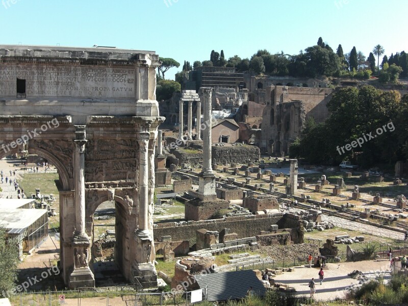 Forum Rome Italy Roman Foro Romano