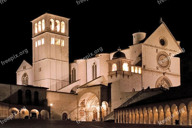 Assisi Monastery Church Umbria Ferragosto