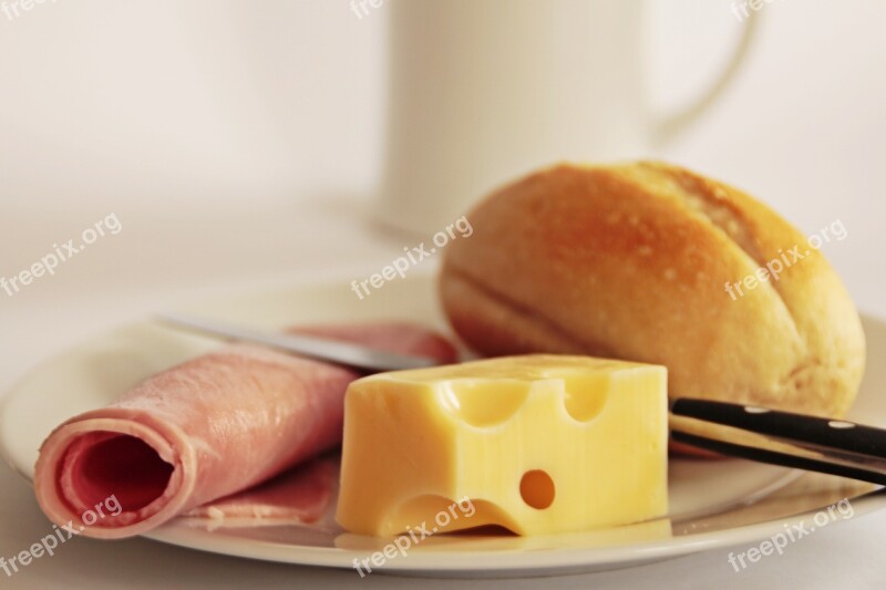 Breakfast Roll Cheese Ham Baked Goods