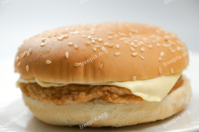 Burger Hamburger Fast Food Cheeseburger Sandwich