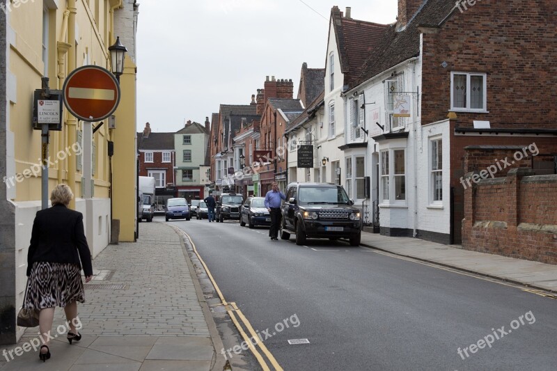 Lincoln Cathedral Precinct Historic Buildings Eclectic Styles Architecture Street Scene