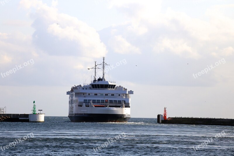 Helsingborg Port Boat Water Free Photos