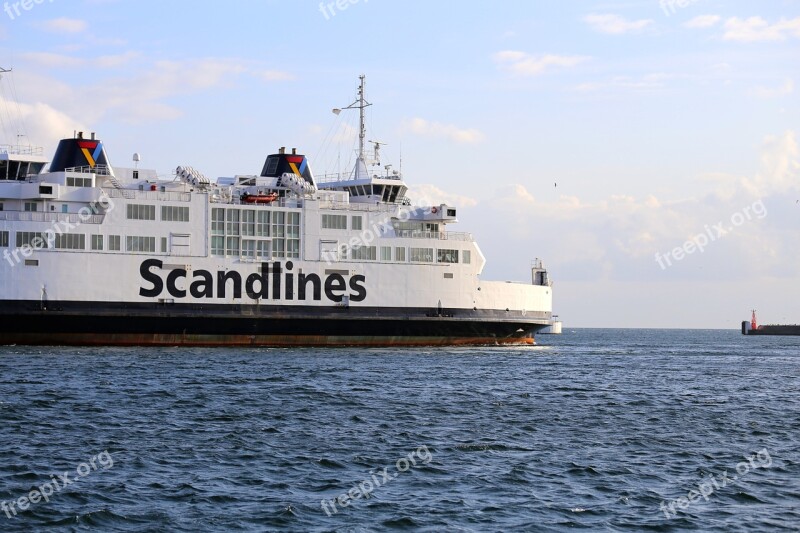 Helsingborg Port Boat Water Free Photos