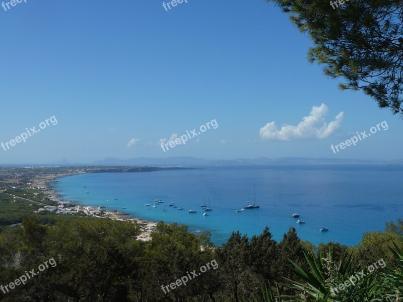 Formentera Sea Blue Beach Water