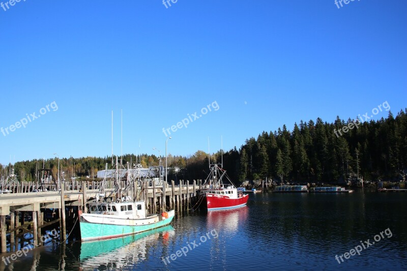 Boat Jetty Canada Pier Fishing