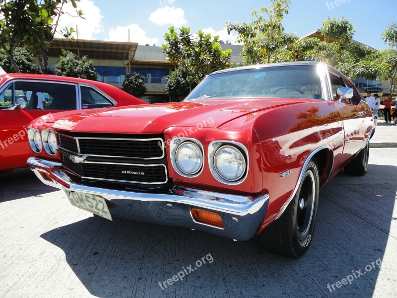 Classic Car Chevelle Car Vintage Retro