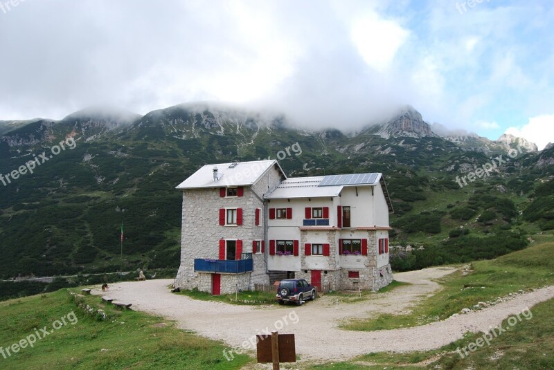 Refuge Mountain Mountains Prealpi Veneto