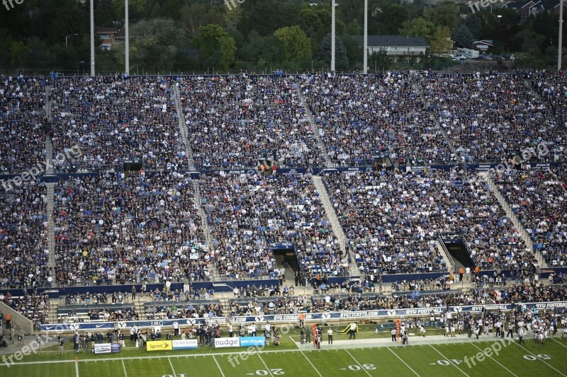 Football Team People Game Crowd