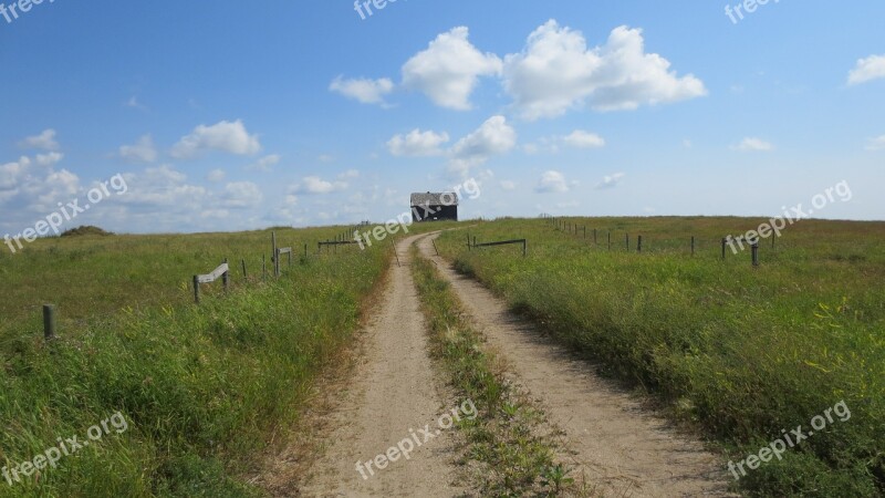 Prairie Shed Rural Old Landscape