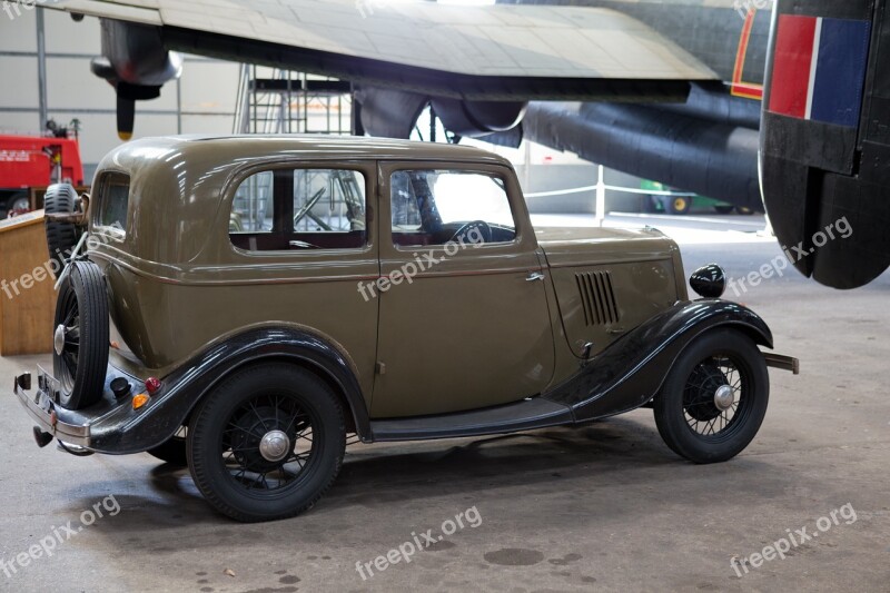 Classic Car Ford Car Automotive East Kirkby Raf Museum