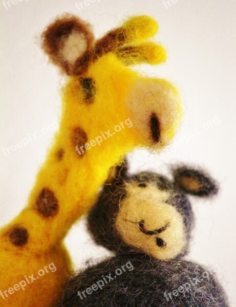 Giraffe Wolf Soft Toys Consulting Nonviolent Communication