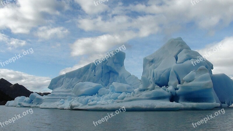 Patagonia Glacier Iceberg Ice Mountains