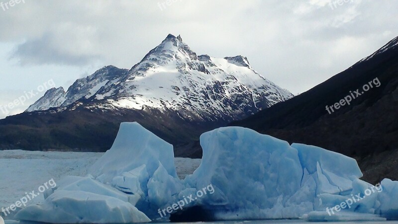 Patagonia Glacier Ice Mountains Snow