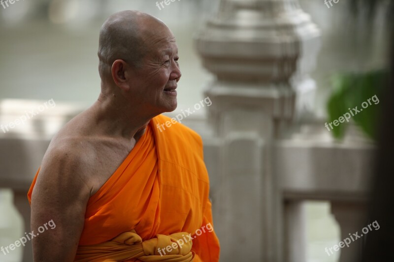 Buddhist Thailand Monk Tradition Ceremony