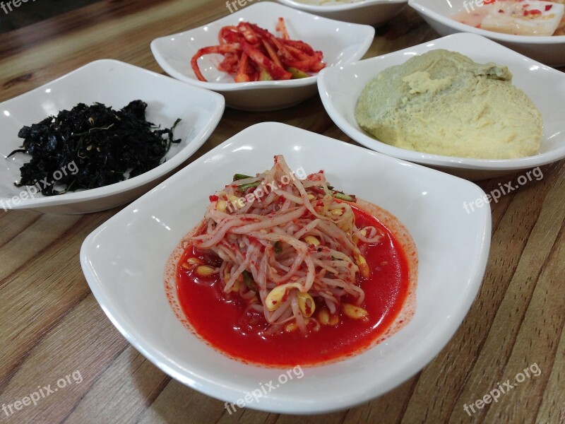 Side Dish Cooking Food Seoul Dining Room