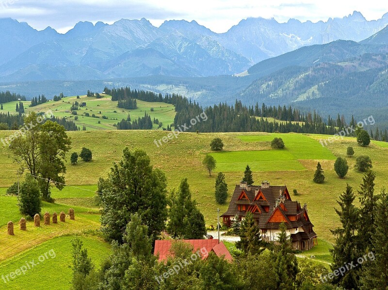 House View Tatry Architecture Podhalańska Summer