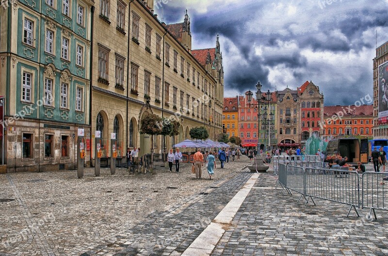 Wrocław Wrocław Market Plate Market Townhouses Old Town