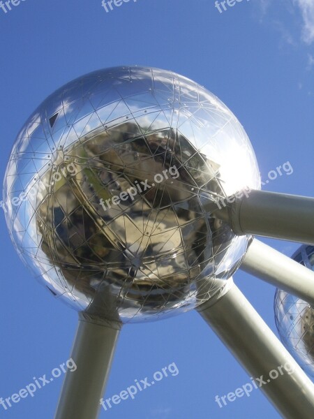 Brussels Belgium Atomium Free Photos