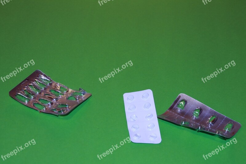 Tablets Blister Pack Disease Medicine View Packaging