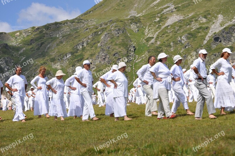 Paneurhythmy Dance Mountain Rila Bulgaria