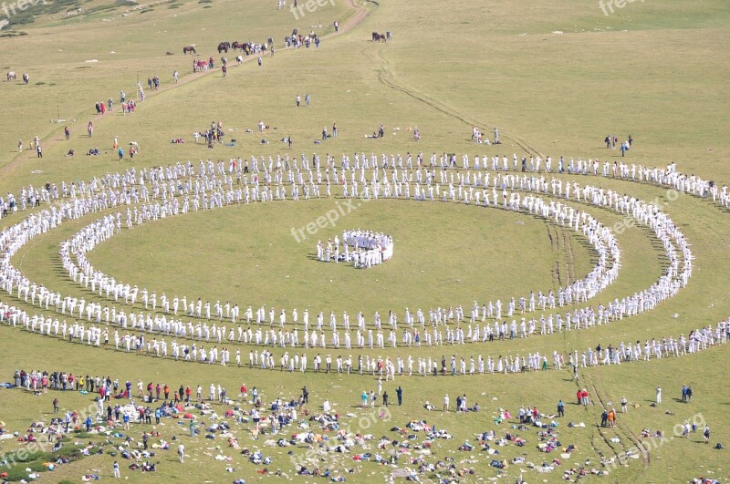 Paneurhythmy Dance Mountain Rila Bulgaria