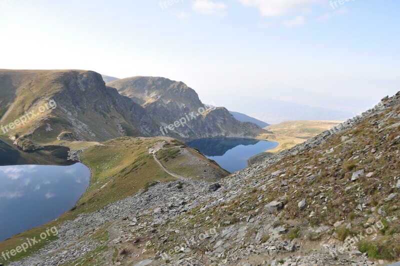 Rila Bulgaria Lake Mountain Nature