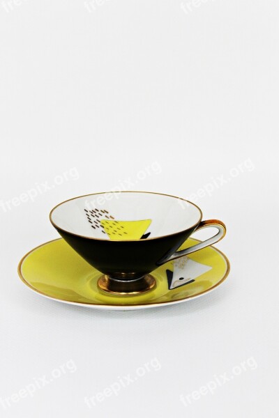 Teacup Cup Saucer Porcelain Decor