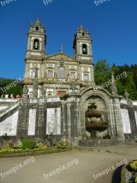 Bom Jesus Do Monte Portugal Church Free Photos