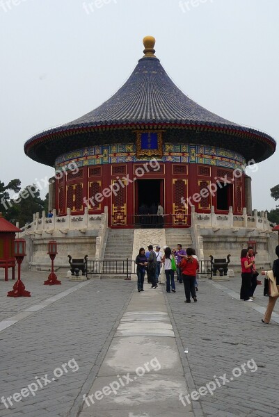 China Temple Historic Building Historical