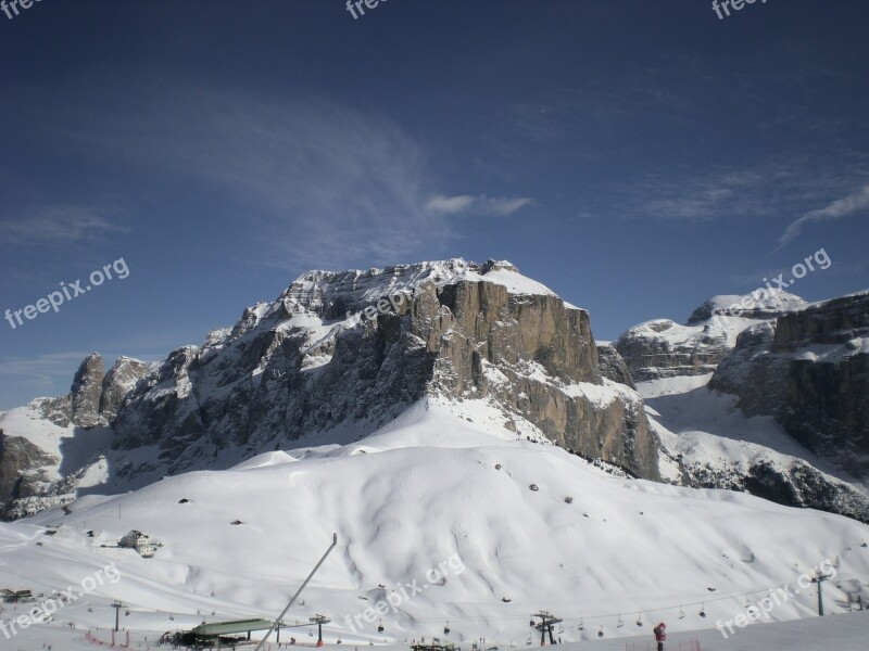 Sass Pordoi Dolomite South Tyrol Fassa Canazei