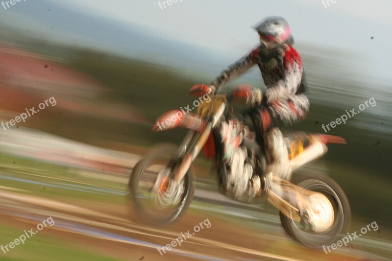 Motocross Motorcycle Jump Speed Race