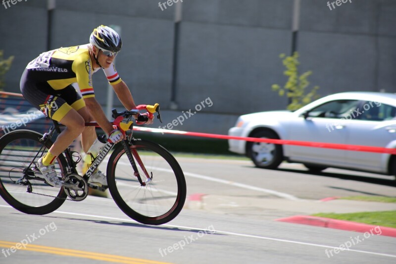 Bicycle Race Racing Bikes Biker Race Sport