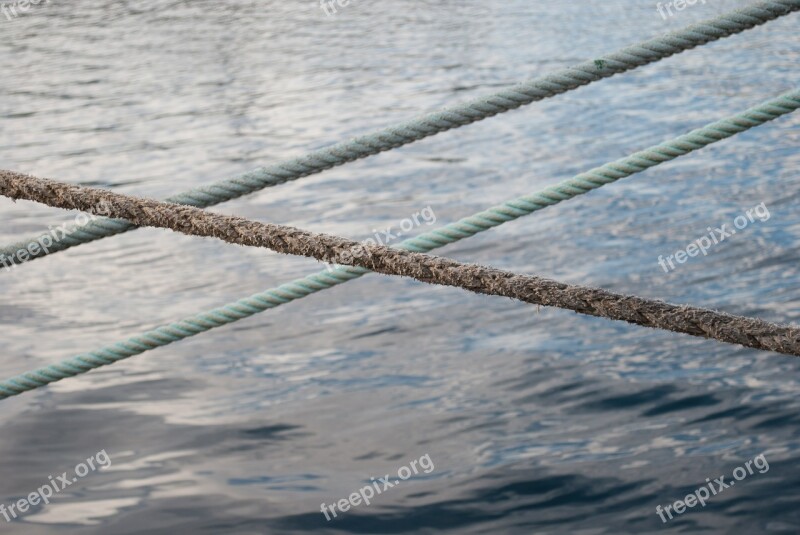 Ropes Sea Maritimo Free Photos