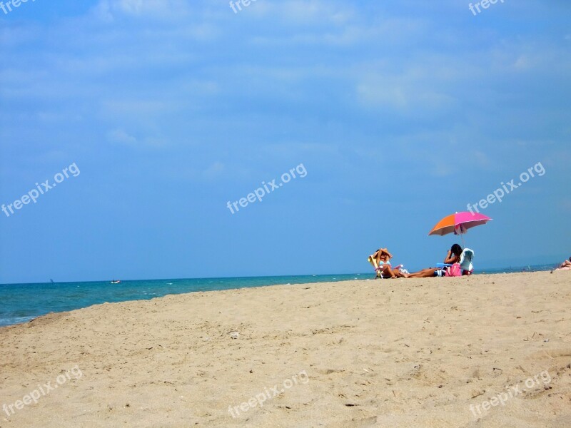 Beach Sea Sand Sun Girl