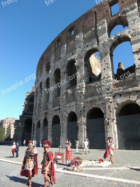 Colosseum Rome Italy Roman Building