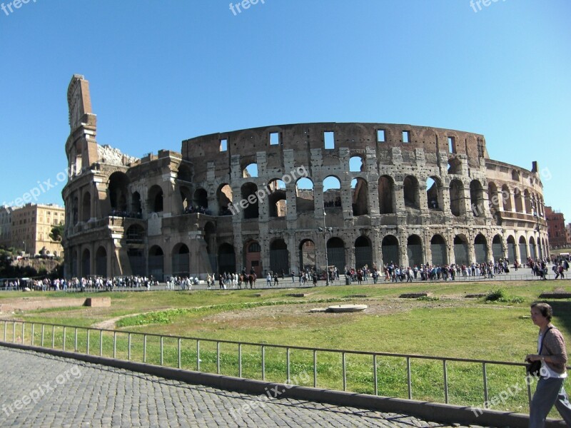 Colosseum Rome Italy Roman Building