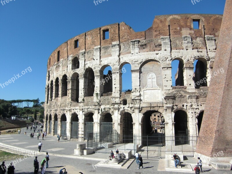 Colosseum Rome Italy Roman Building