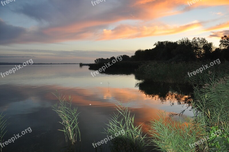 Light Lake Balaton Autumn Clouds Free Photos