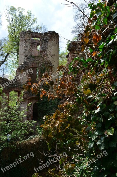 Burgruine Castle Ruin Middle Ages Lanzkron