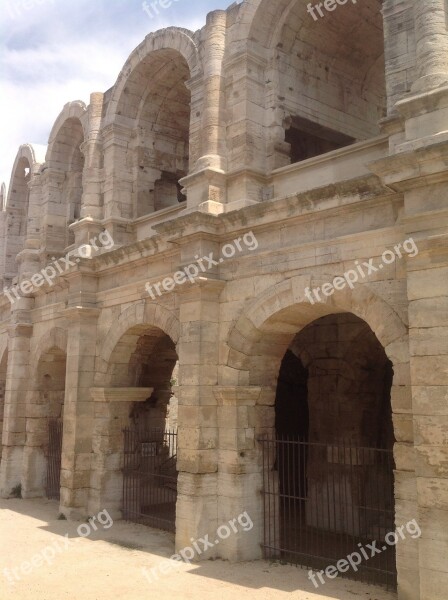 Arena Roman Arles Ancient Architecture